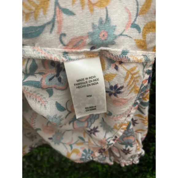 Lucky Brand, Floral Women's Blouse Size M - Picture 5 of 9